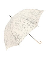 LANVIN en Bleu LANVIN en Bleu(ランバン オン ブルー) 長傘 雨傘 耐風 花柄 サテン 花柄 ムーンバット …