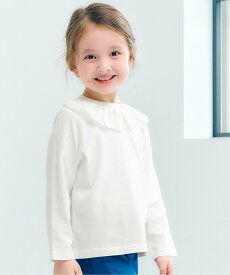 【SALE／33%OFF】apres les cours WEB限定 襟レースTシャツ/7days Style エフオーオンラインストア トップス カットソー・Tシャツ パープル ブラック ホワイト