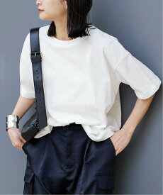 JOURNAL STANDARD 《追加4》汗ジミ防止天竺ビッグT ジャーナル スタンダード トップス カットソー・Tシャツ グレー ブラック ホワイト【送料無料】