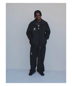 �ySALE�^50%OFF�zURBAN RESEARCH LOTTO LOGO NYLON PANTS �A�[�o�����T�[�` �p���c ���̑��̃p���c �l�C�r�[ �u���b�N�y���������z