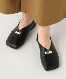 BEAMS HEART WOMEN ���^�����`�[�t �X�N�G�A �p���v�X �r�[���X �n�[�g �V���[�Y�E�C ���̑��̃V���[�Y�E�C �u���b�N �u���E���y���������z