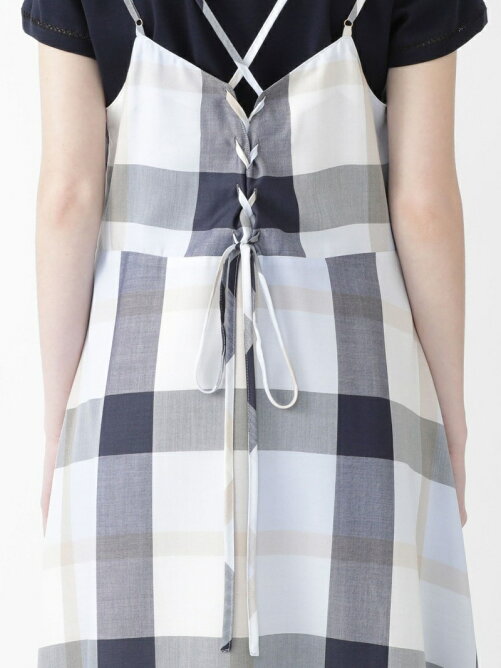 Blue Label Black Label Crestbridge クレストブリッジチェックドレープツイルワンピース Rakuten Fashion 楽天ファッション 旧楽天ブランドアベニュー Ax2737