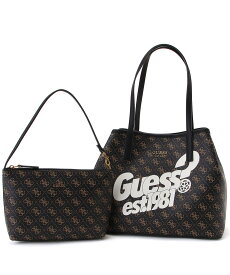 【SALE／30%OFF】GUESS (W)VIKKY Tote ゲス バッグ トートバッグ ブラウン【送料無料】