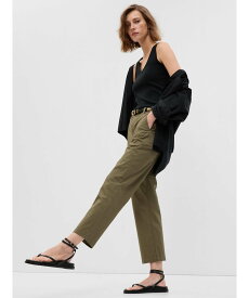 【SALE／74%OFF】GAP (W)ウォッシュウェルミッドライズ ガールフレンドカーキ ギャップ パンツ その他のパンツ グリーン ベージュ