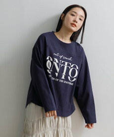 AMERICAN RAG CIE 【ARC】ロゴロングTee アメリカンラグシー トップス カットソー・Tシャツ ホワイト ネイビー【送料無料】