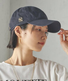 SHIPS WOMEN 《一部追加予約》【SHIPS別注】NEW ERA:ピンズ付 キャップ シップス 帽子 キャップ ネイビー ベージュ【送料無料】