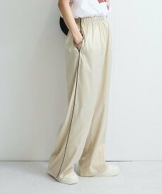 【SALE／20%OFF】VICKY サテンサイドラインパンツ≪手洗い可能≫ ビッキー パンツ その他のパンツ ホワイト ブラック【送料無料】