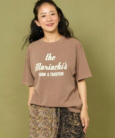 【SALE／40%OFF】Freada フロッキー プリント ビッグTシャツ 25AW フリークスストア トップス カットソー・Tシャツ ブラウン グレー【送料無料】