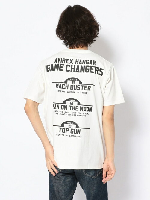 Avirex ゲーム チェンジャース Tシャツ Game Changers T Shirt Hangar Rakuten Fashion 楽天ファッション 旧楽天ブランドアベニュー 2738