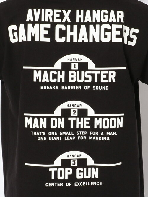 Avirex ゲーム チェンジャース Tシャツ Game Changers T Shirt Hangar Rakuten Fashion 楽天ファッション 旧楽天ブランドアベニュー 2738