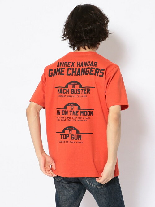 Avirex ゲーム チェンジャース Tシャツ Game Changers T Shirt Hangar Rakuten Fashion 楽天ファッション 旧楽天ブランドアベニュー 2738