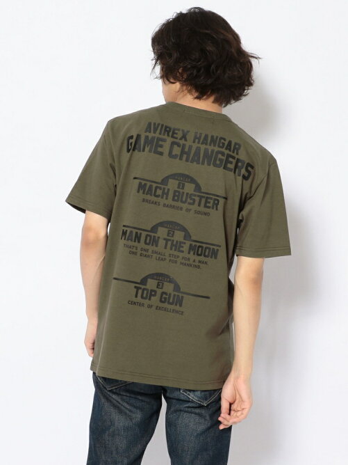 Avirex ゲーム チェンジャース Tシャツ Game Changers T Shirt Hangar Rakuten Fashion 楽天ファッション 旧楽天ブランドアベニュー 2738