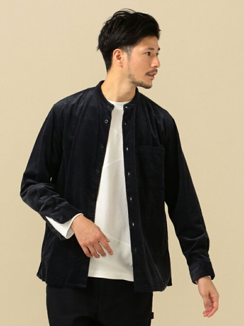 Ships Ships コーデュロイ ボックスカット バンドカラー シャツ Rakuten Fashion 楽天ファッション 旧楽天ブランドアベニュー Bq7738