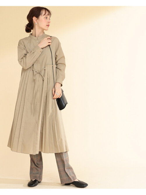 Beams Women Ray Beams プリーツ キリカエ バンドカラー ワンピース Rakuten Fashion 楽天ファッション 旧楽天ブランドアベニュー Dj2738
