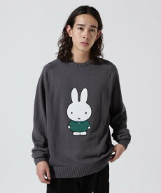 GARDEN TOKYO POP TRADING COMPANY/Pop&Miffy Applique Knitted Crewneck ガーデン トップス ニット グレー【送料無料】
