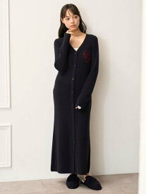 【SALE／30%OFF】gelato pique 【JOEL ROBUCHON】スムーズィーシルク前開きワンピース ジェラートピケ インナー・ルームウェア その他のインナー・ルームウェア ブラック【送料無料】