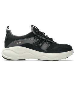 ASICS WALKING WELLNESS WALKER �Q�����V�[�� ���f�B�[�X E���� �A�V�b�N�X�E�H�[�L���O �V���[�Y�E�C �X�j�[�J�[ �u���b�N�y���������z
