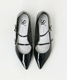 【SALE／50%OFF】SY UNITED ARROWS ＜SY＞ ポインテッド ダブルストラップ フラット15↑ オデット エ オディール シューズ・靴 パンプス ブラウン ベージュ シルバー ブラック【送料無料】
