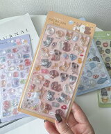 AS KNOW AS plus ポチャアニマルぷくシール アズノゥアズプラス 文房具 ステッカー・シール・テープ