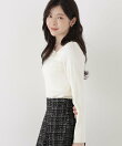 アシメリブニット