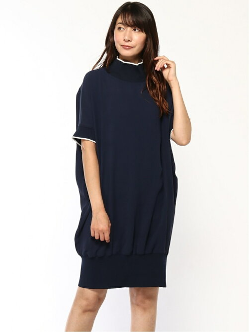 Benetton United Colors Of Benetton W ハイネックリブカラーハーフスリーブワンピース Rakuten Fashion 楽天ファッション 旧楽天ブランドアベニュー V