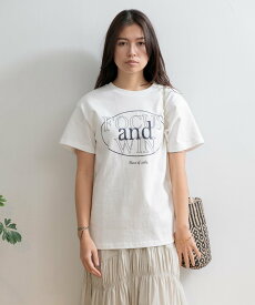 AMERICAN RAG CIE 【ARC】ロゴプリントTee アメリカンラグシー トップス カットソー・Tシャツ ホワイト ネイビー【送料無料】