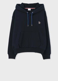 PS Paul Smith ウィメンズ ゼブラ ワンポイント パーカ ポール・スミス トップス スウェット・トレーナー ネイビー【送料無料】
