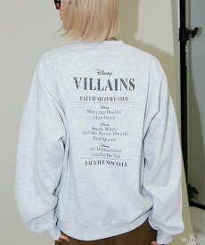【SALE／40%OFF】PUBLUX 別注 "Disney VILLAINS" SWEAT "ディズニー ヴィランズ"裏起毛スウェット 25AW フリークスストア トップス スウェット・トレーナー グレー【送料無料】