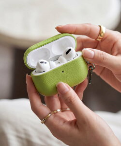 STYLE DELI �yDELI by�z���A�����U�[AirPods Pro 2�P�[�X �X�^�C���f�� ���z�E�|�[�`�E�P�[�X �|�[�` �u���b�N �I�����W �O���[�� ���b�h �O���[
