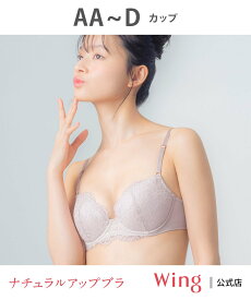 Wing ウイング ブラジャー 【ナチュラルアップブラ】 ウイング インナー・ルームウェア ブラジャー ピンク イエロー ブルー ブラック オレンジ