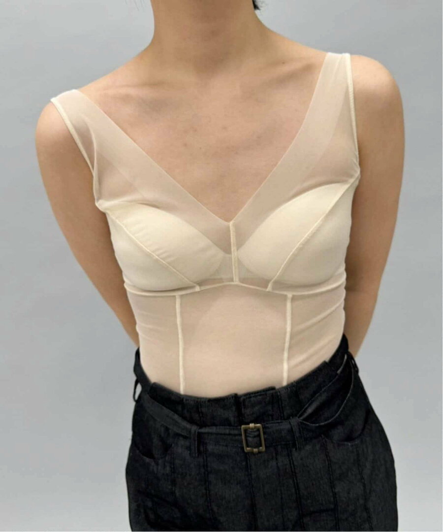 EDIT.FOR LULU 【NICENICE MOMENT/ナイスナイスモーメント】MESH BODY SUIT エディット フォー ルル インナー・ルームウェア その他のインナー・ルームウェア ブラウン ベージュ【送料無料】 - メイン画像 11