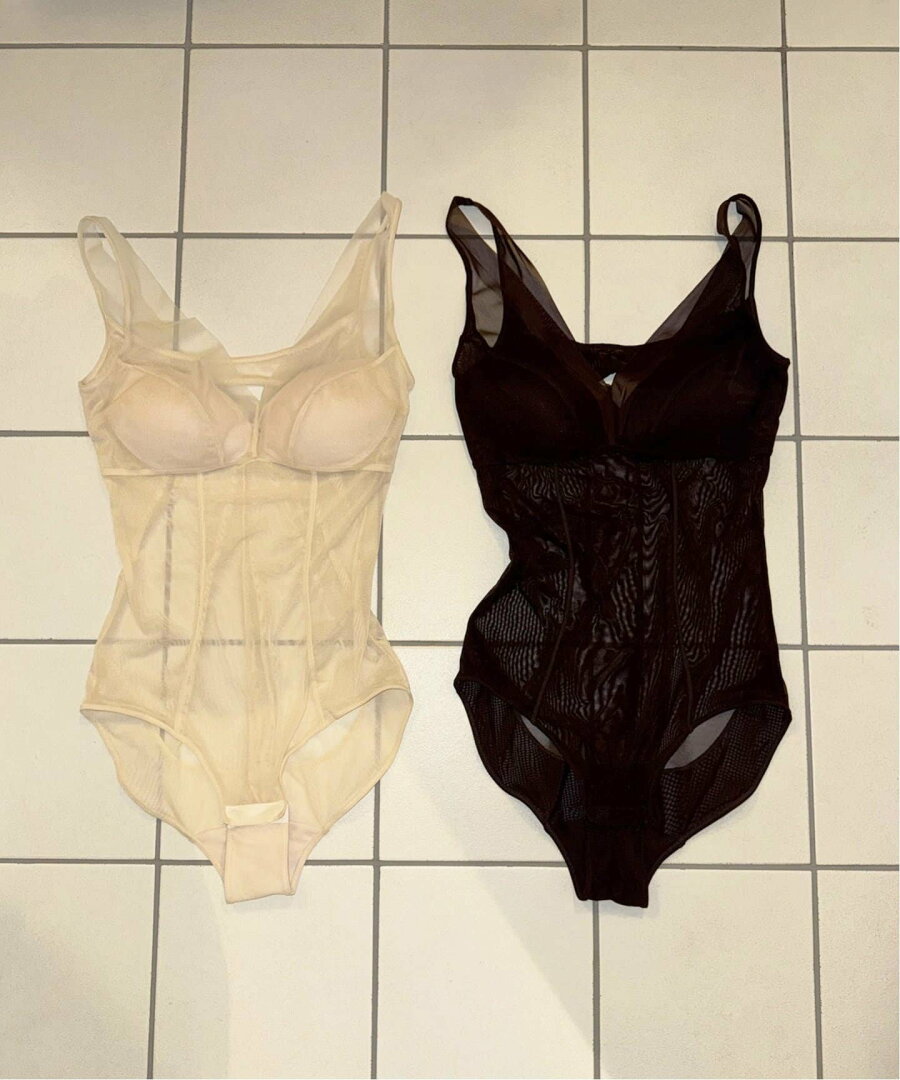 EDIT.FOR LULU 【NICENICE MOMENT/ナイスナイスモーメント】MESH BODY SUIT エディット フォー ルル インナー・ルームウェア その他のインナー・ルームウェア ブラウン ベージュ【送料無料】 - メイン画像 13