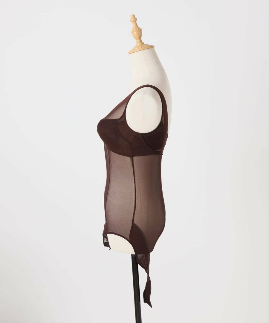 EDIT.FOR LULU 【NICENICE MOMENT/ナイスナイスモーメント】MESH BODY SUIT エディット フォー ルル インナー・ルームウェア その他のインナー・ルームウェア ブラウン ベージュ【送料無料】 - メイン画像 15