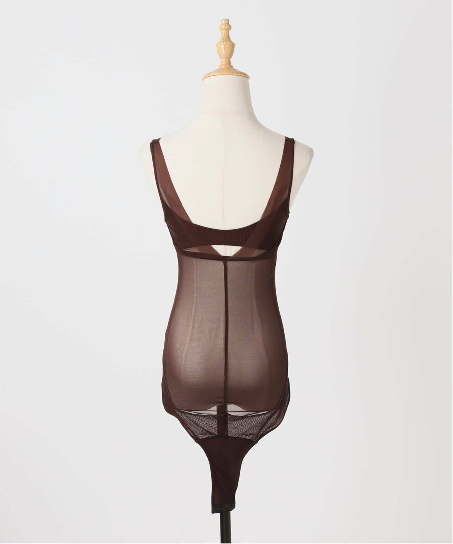 EDIT.FOR LULU 【NICENICE MOMENT/ナイスナイスモーメント】MESH BODY SUIT エディット フォー ルル インナー・ルームウェア その他のインナー・ルームウェア ブラウン ベージュ【送料無料】 - メイン画像 16