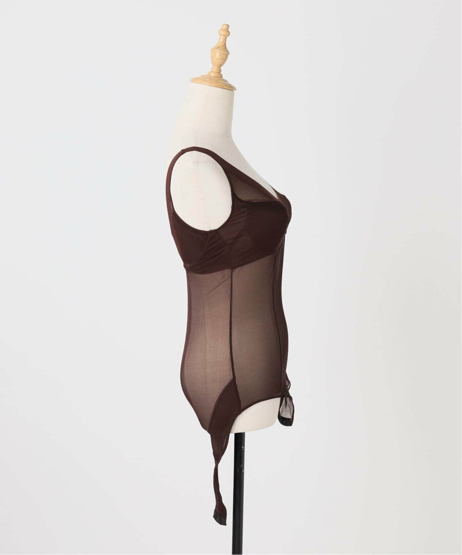 EDIT.FOR LULU 【NICENICE MOMENT/ナイスナイスモーメント】MESH BODY SUIT エディット フォー ルル インナー・ルームウェア その他のインナー・ルームウェア ブラウン ベージュ【送料無料】 - メイン画像 17
