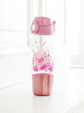 【SALE/25%OFF】桜柄カップ付きクリアボトル 550ml アフタヌーンティー・リビング 生活雑貨【RBA_S】【RBA_E】