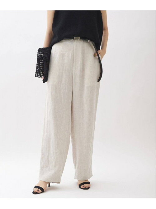 Plage 予約 Linenハイウエストワイドパンツ Rakuten Fashion 楽天ファッション 旧楽天 ブランドアベニュー Cu4741