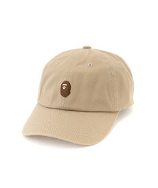 A BATHING APE ONE POINT PANEL CAP M ア ベイシング エイプ 帽子 キャップ ベージュ ブラック ブルー グリーン【送料無料】