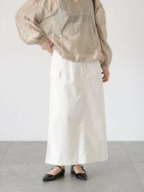 【SALE／50%OFF】Te chichi TERRASSE ミリタリータックスカート(セットアップ可) テチチ スカート その他のスカート ホワイト カーキ ブラック