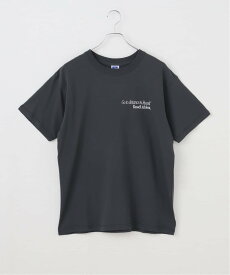 【SALE／50%OFF】B.C STOCK RUSSELL ATHLETIC/ラッセル・アスレティック 別注 プリントT-SH ベーセーストック トップス カットソー・Tシャツ ブルー ピンク ブラック ホワイト