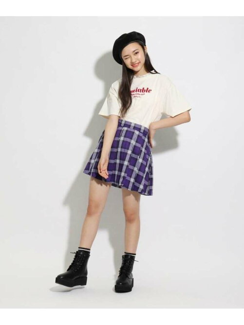 Pink Latte ニコラ掲載 ロゴラインプリーツスカート Rakuten Fashion 楽天ファッション 旧楽天ブランドアベニュー Bh8742