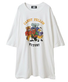 【SALE／40%OFF】Candy Stripper CANDY FELLOW BIG BIG TEE キャンディストリッパー トップス カットソー・Tシャツ ブルー レッド ブラック【送料無料】