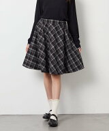 a.v.v [120-160]【洗える】モノトーンフレアスカート アー・ヴェ・ヴェ スカート その他のスカート ブラ…