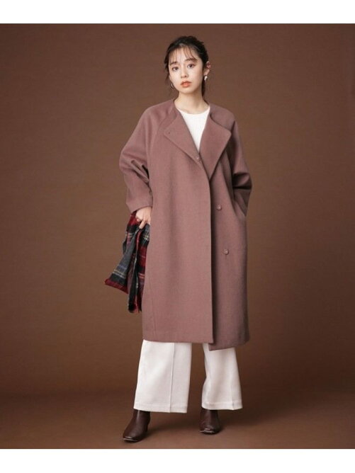 Nano Universe ノーカラードルマンスリーブコート Rakuten Fashion 楽天ファッション 旧楽天ブランドアベニュー Ca8743