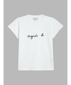 agnes b. FEMME S137 TS ロゴTシャツ アニエスベー トップス カットソー・Tシャツ ホワイト【送料無料】