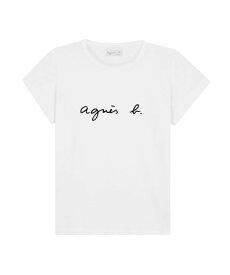 agnes b. FEMME S137 TS ロゴTシャツ アニエスベー トップス カットソー・Tシャツ ホワイト【送料無料】