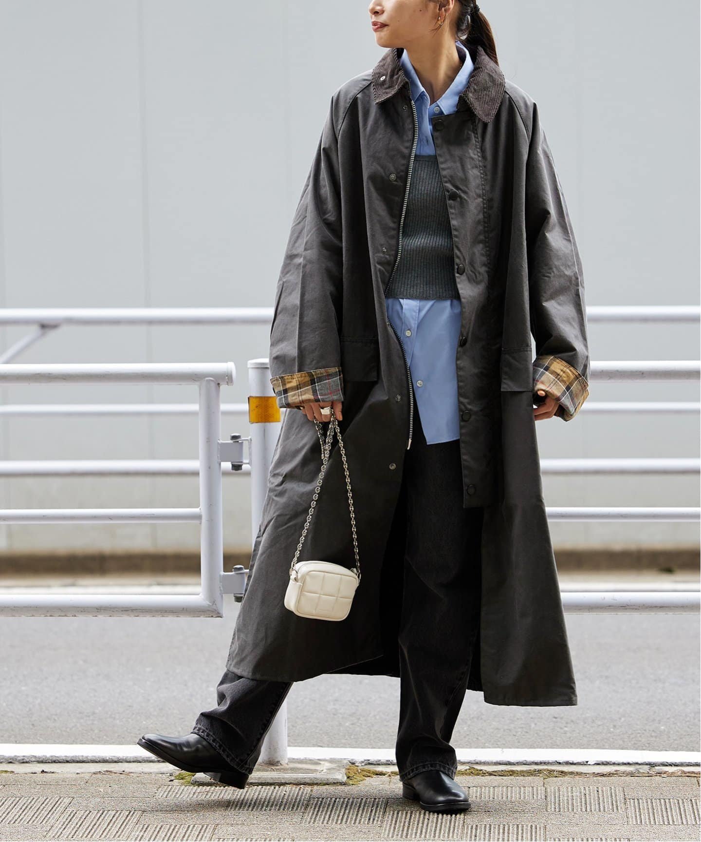 JOURNAL STANDARD｜【barbour/バブアー】 os wax burghley:コート 