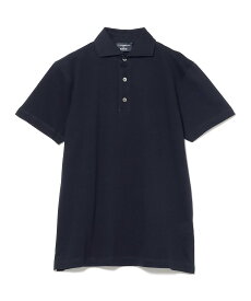 BEAMS F 【別注】MORGANO / カノコ ショートスリーブ ポロシャツ ビームス メン トップス ポロシャツ ネイビー ベージュ ブラック【送料無料】