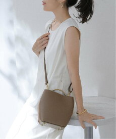 【SALE／30%OFF】La Totalite AULENTTI/オウレンティ メタルハンドル バッグ ラ トータリテ バッグ ショルダーバッグ ブラック ベージュ【送料無料】