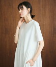 【洗える】コクーンシルエットロングワンピース